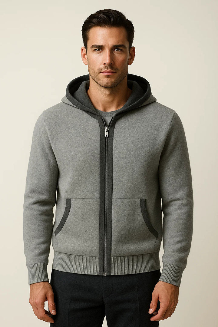 Sorano Hooded Cardigan Grey
