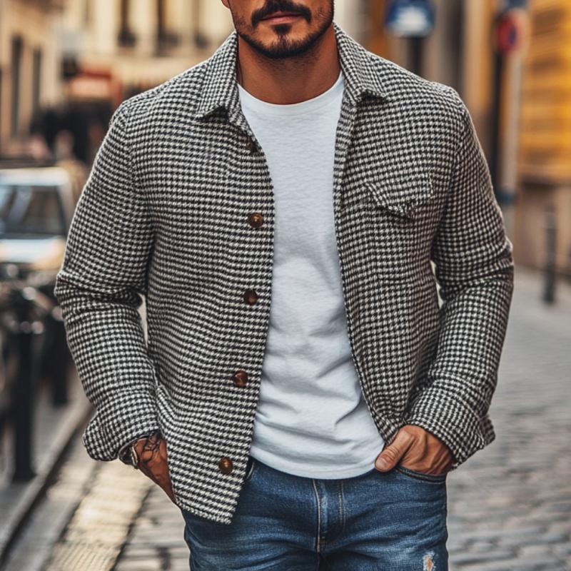 Harrison l Houndstooth Jacket