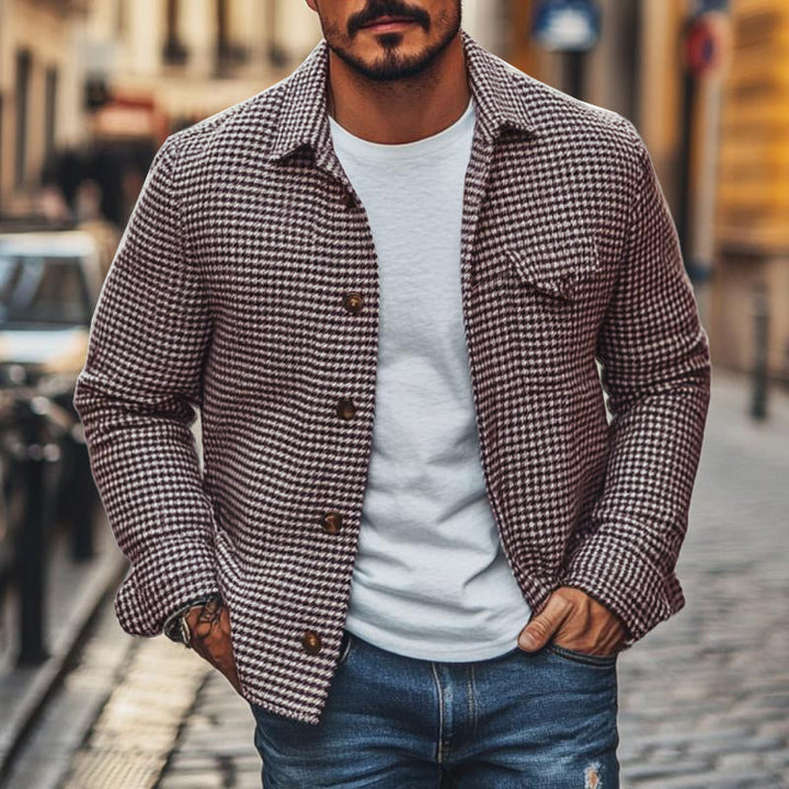 Harrison l Houndstooth Jacket
