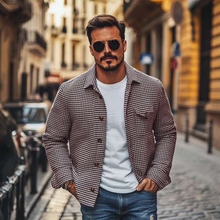 Harrison l Houndstooth Jacket