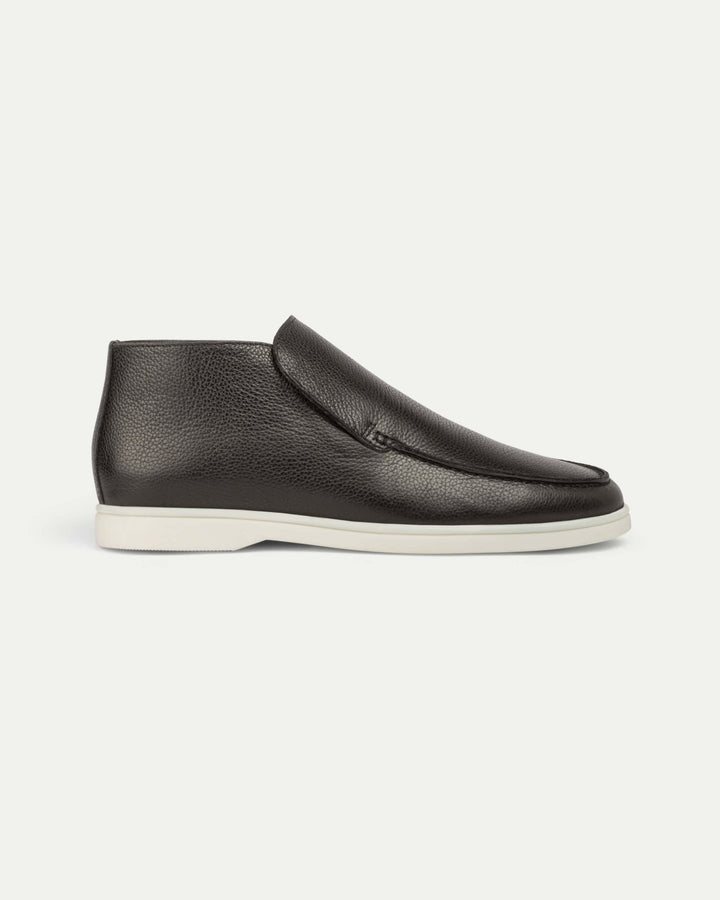 Night Black Leather City Loafer